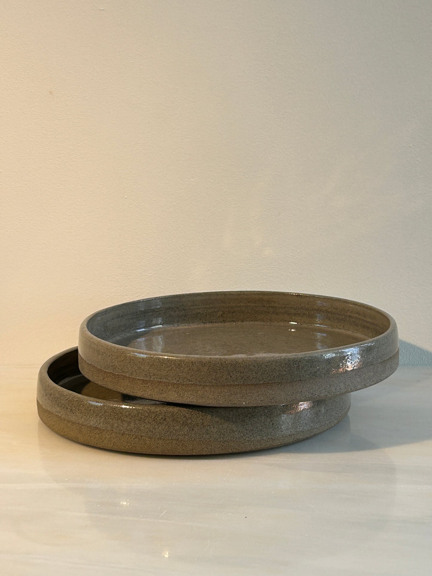 Grey Stone Dinner Plate