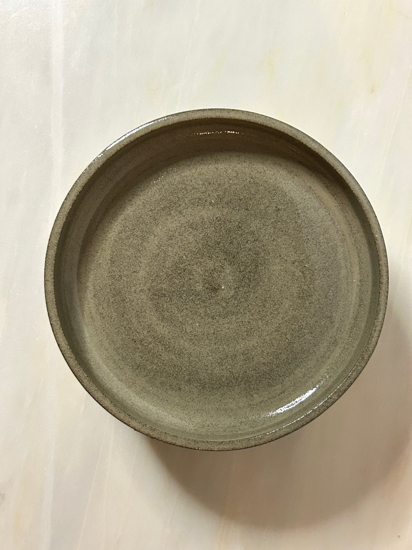 Grey Stone Dinner Plate
