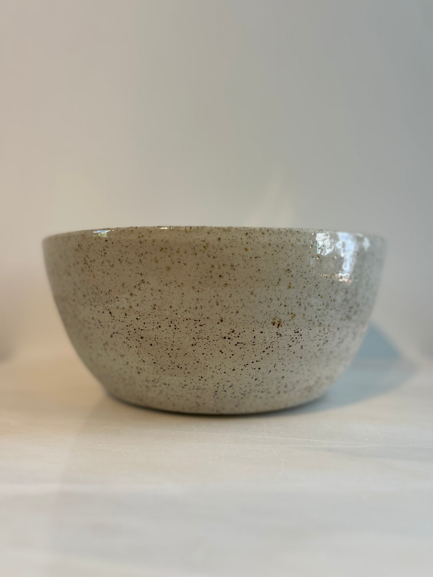 Large Sand Salad Bowl