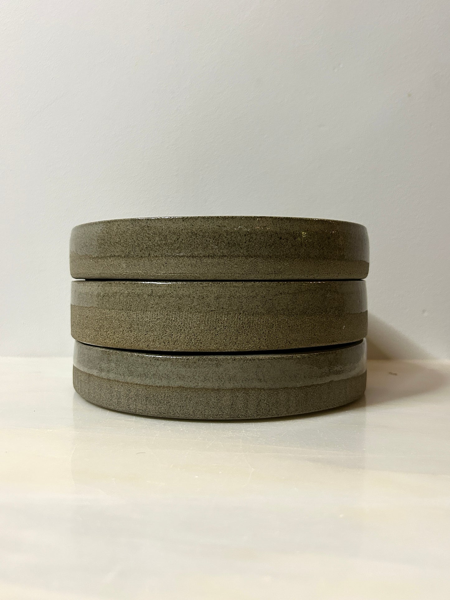 Grey Stone Dinner Plate