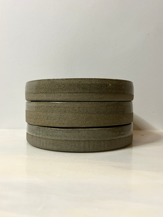 Grey Stone Dinner Plate