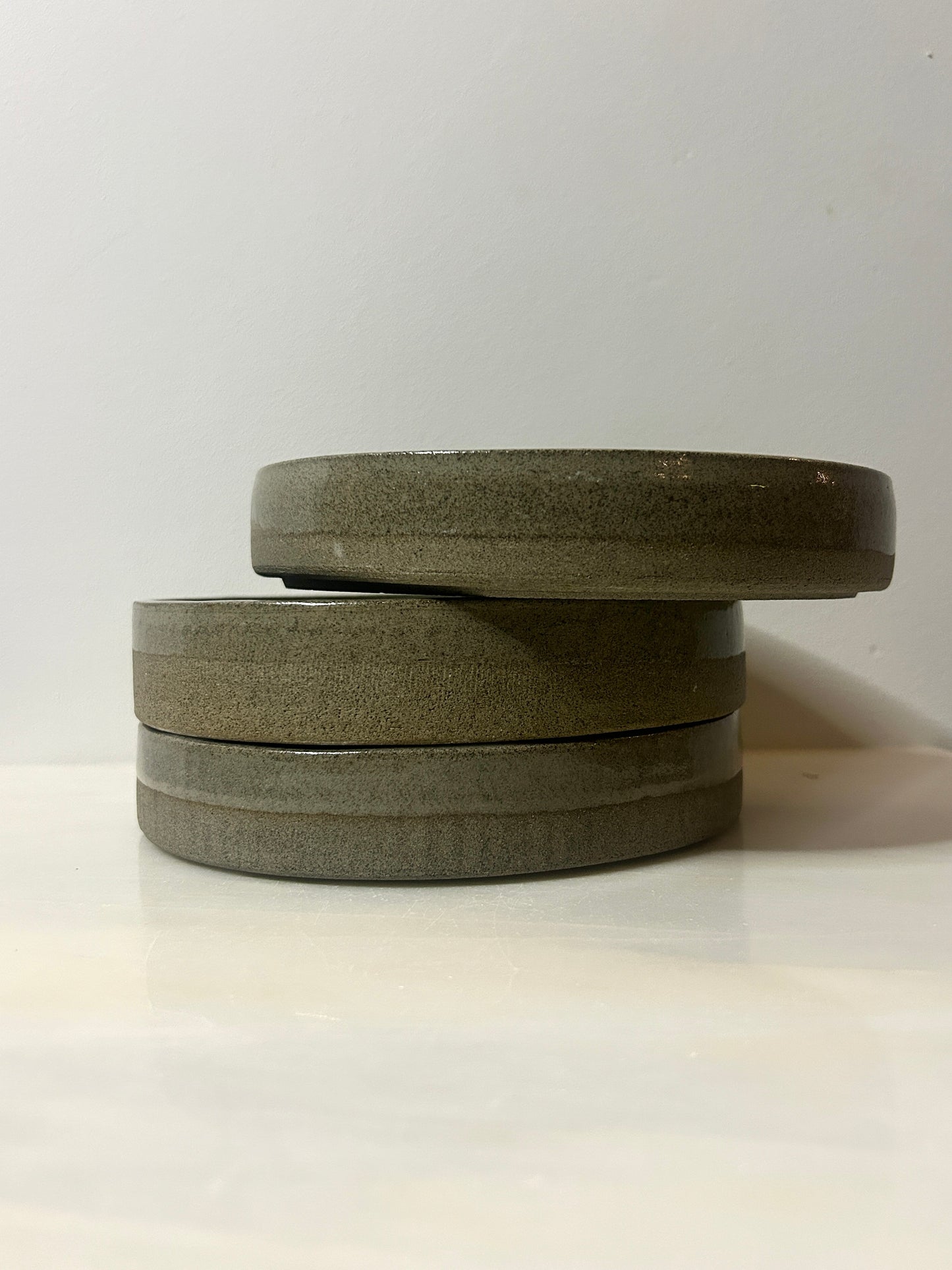 Grey Stone Dinner Plate