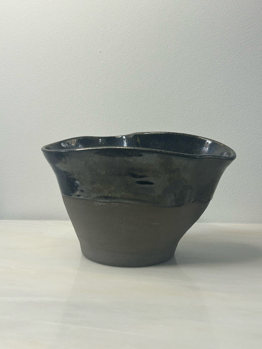 Small Twist Vase in Antracite